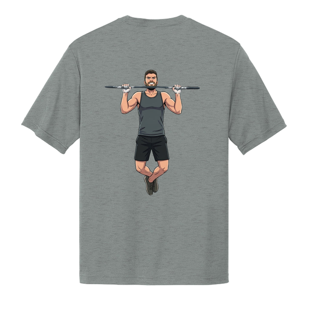 Grey Concrete Heather - ST350 - BACK