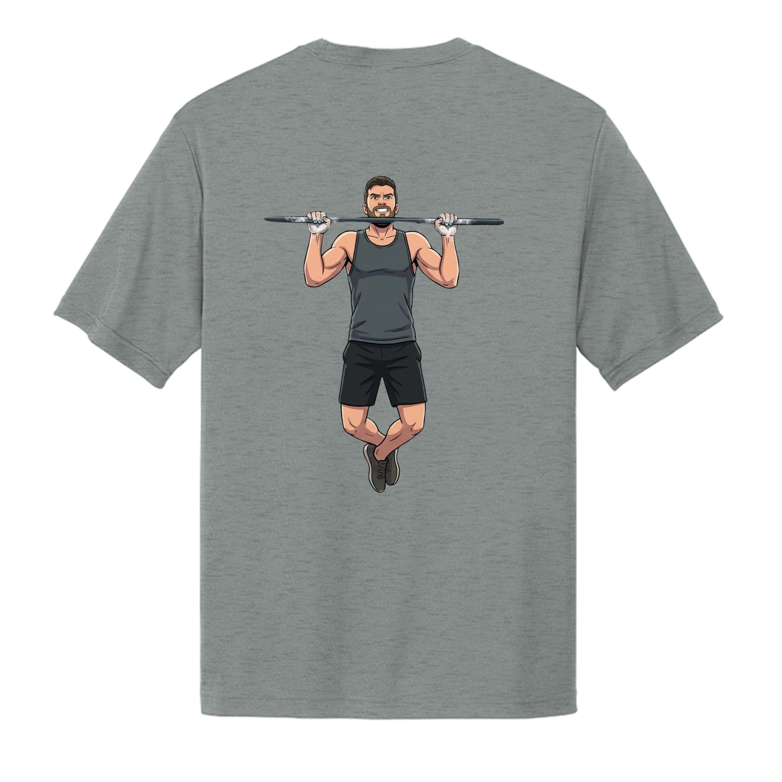 Grey Concrete Heather - ST350 - BACK